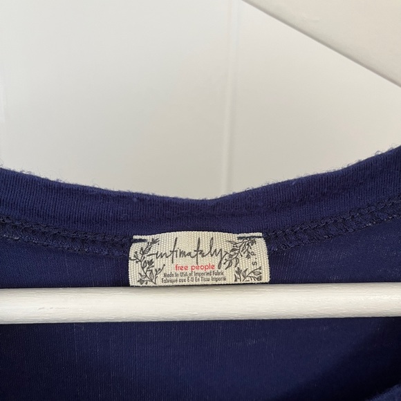 Free People Intimately Crop Top Tee - Picture 2 of 3